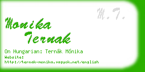 monika ternak business card