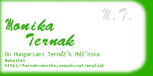monika ternak business card